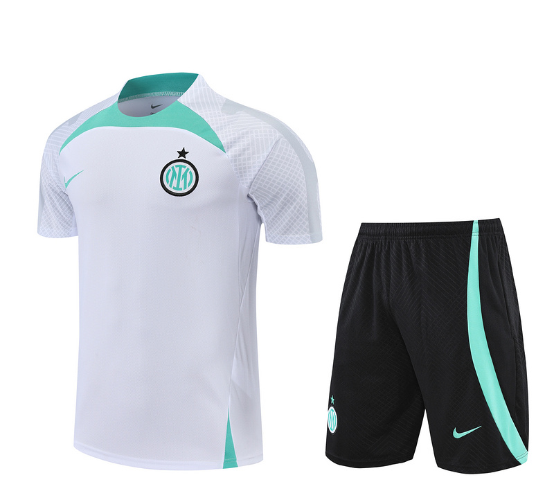 AAA Quality Inter Milan 22/23 White/Green Training Kit Jerseys